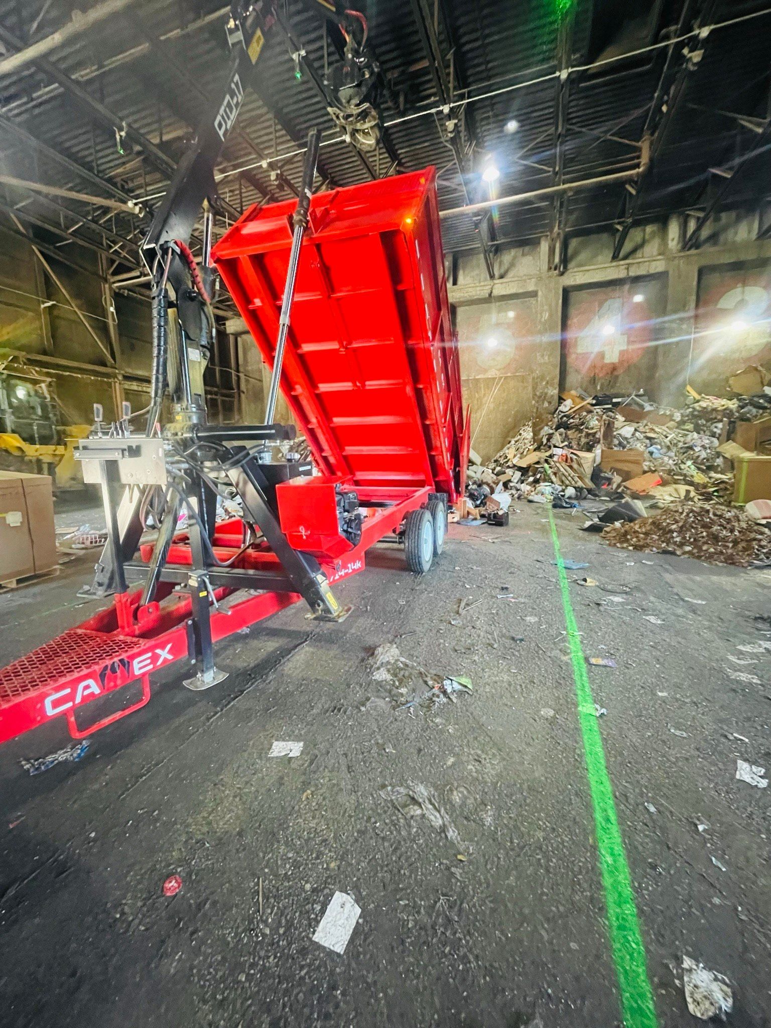 a photo of a junk disposal site