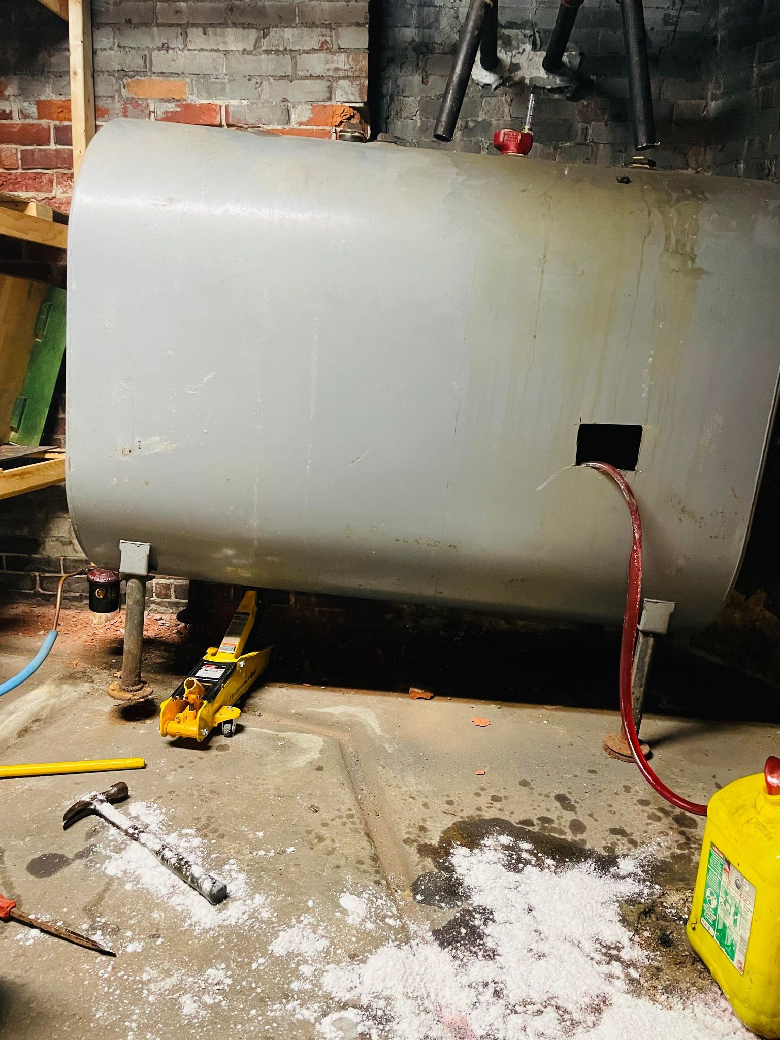 water heater removal