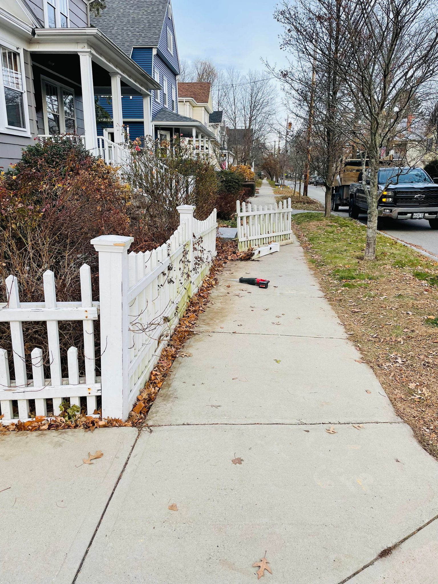 old fence, fence demolition