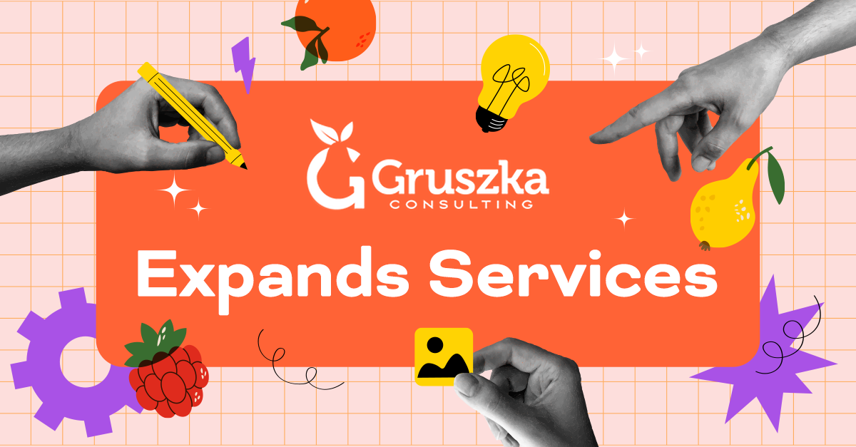 Orange graphic announcing 