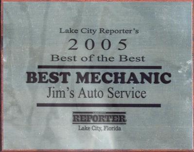 Car Repair Services — Best Mechanic Certificate in Lake City, FL