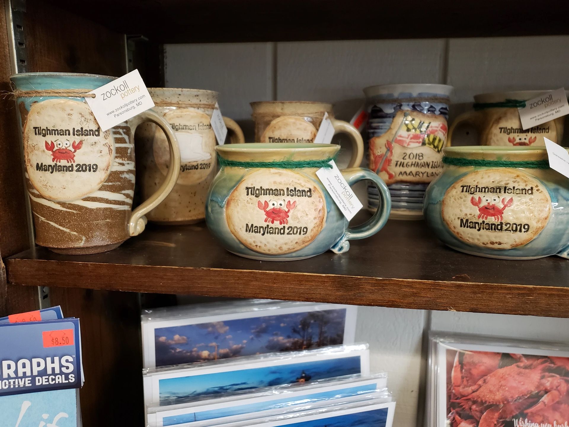 Ceramic mugs featuring