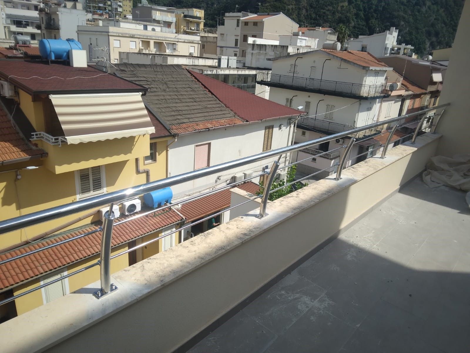 ringhiera in acciaio inox