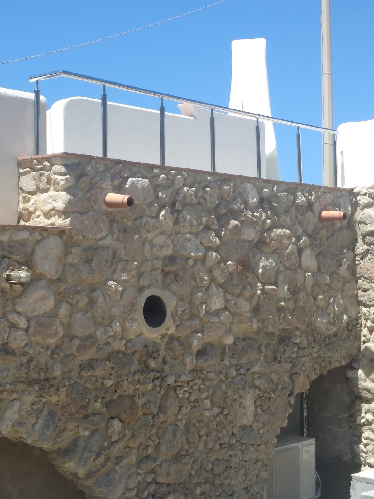 ringhiera in acciaio inox