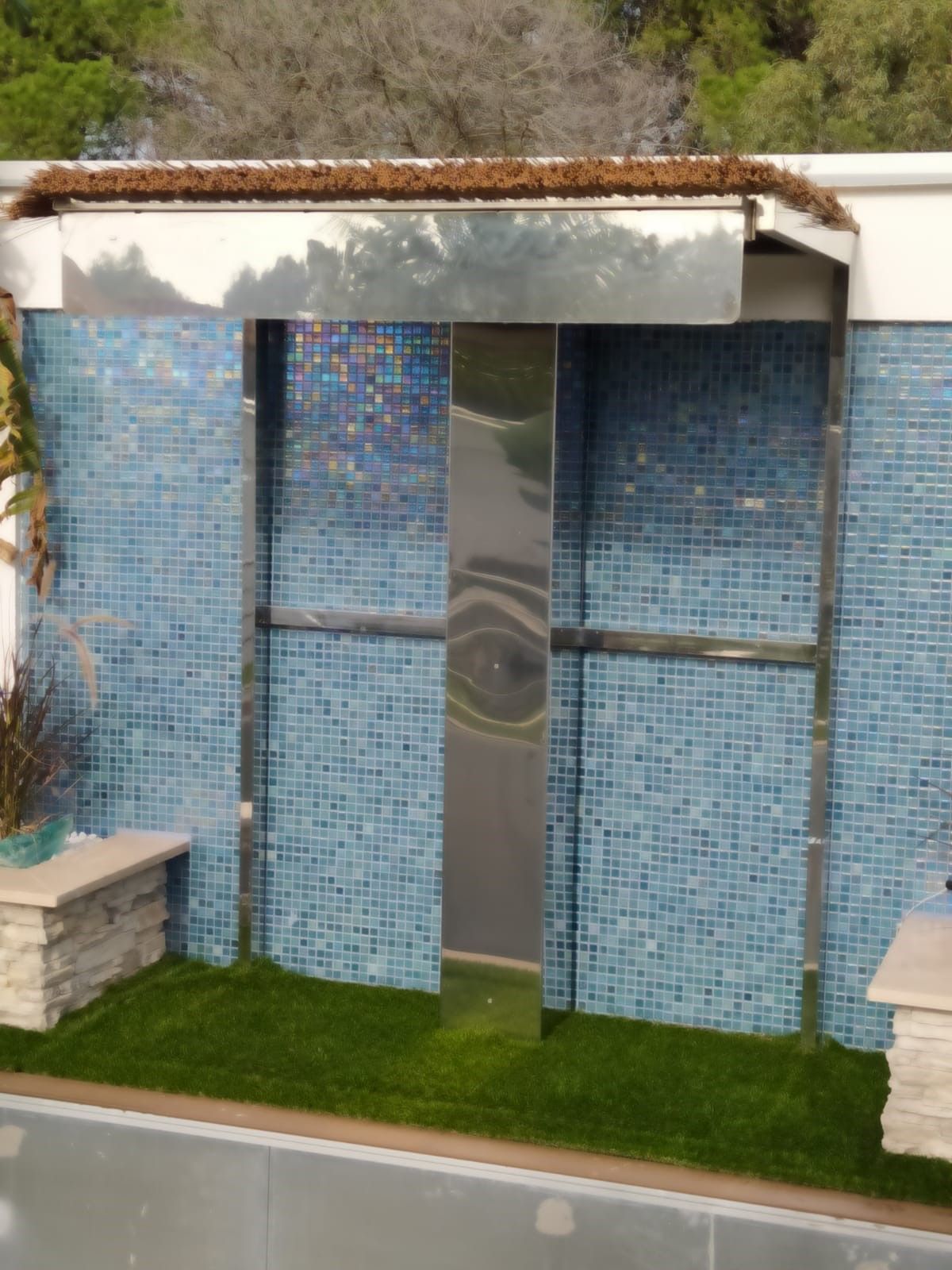 doccia giardino in acciaio inox