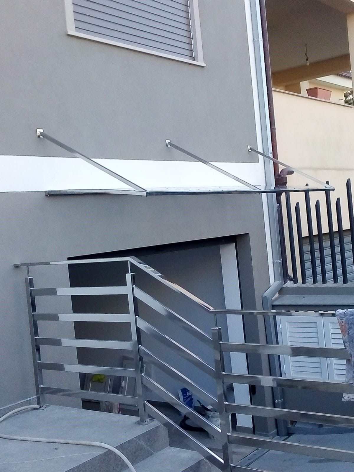 ringhiera in acciaio inox