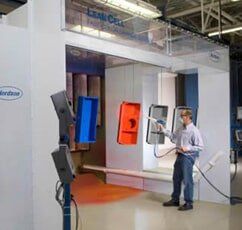 aplicación de pintura