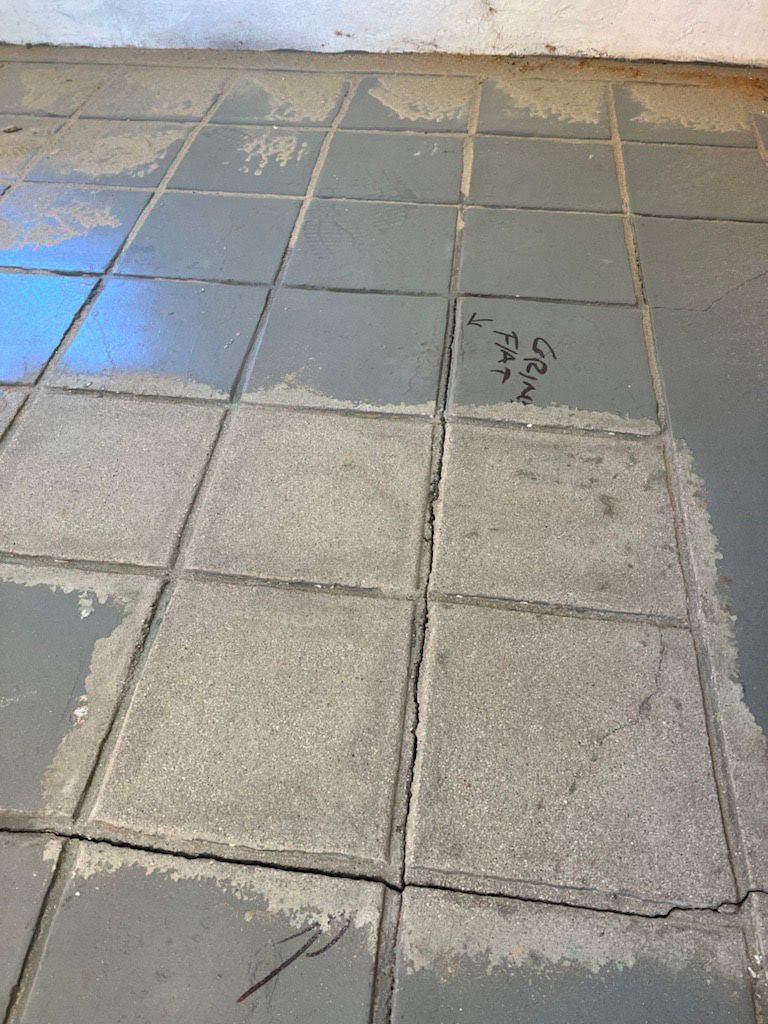 Graffiti on a Floor — Valley Center, CA — Murphy Sandblasting