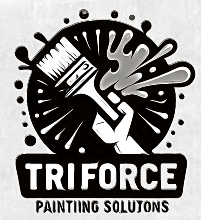 Professional painting company logo for triforce painting solution
