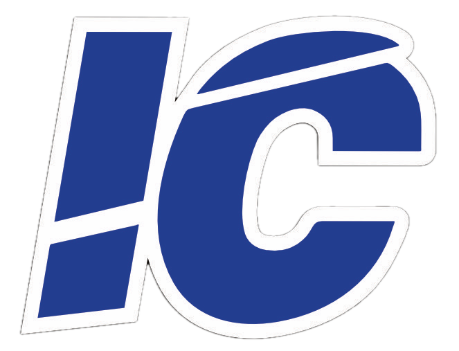 Blue "IC" logo.
