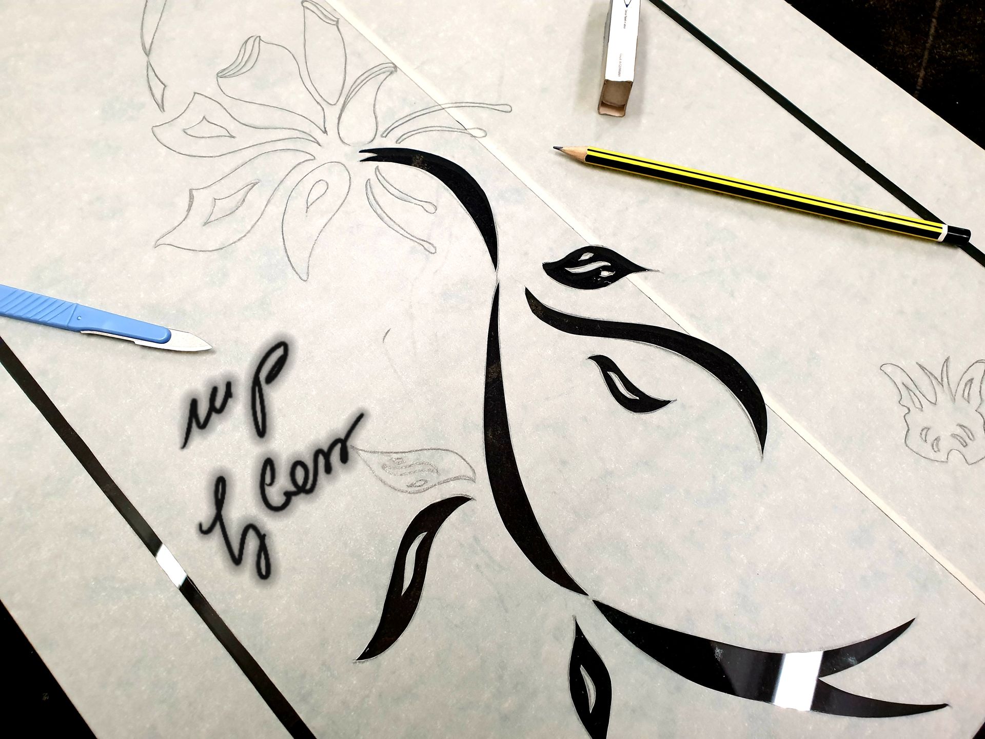 decorazioni su vetro