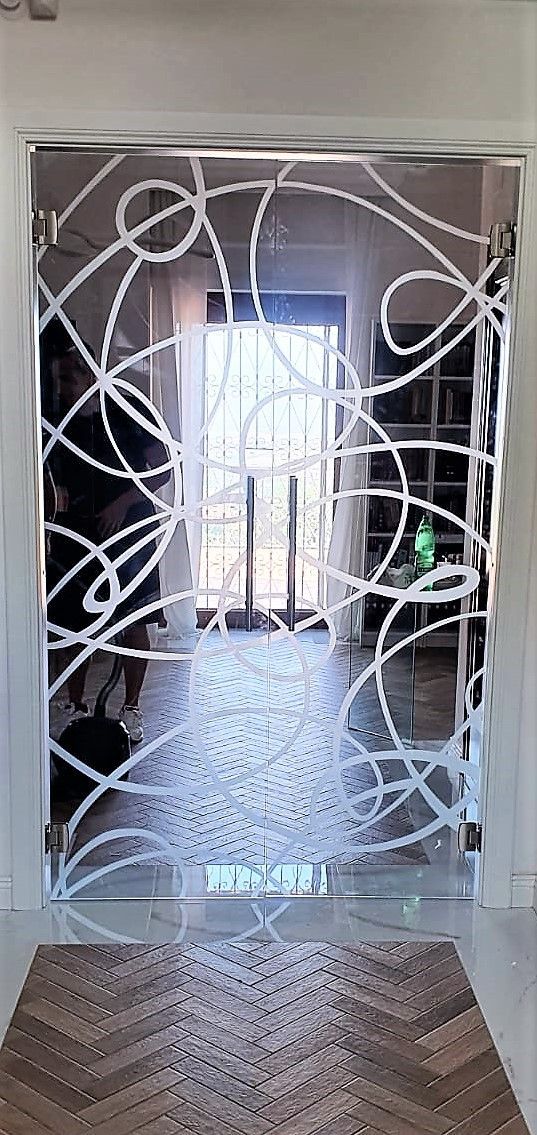 porta in vetro  da interno MP Glass a Roma