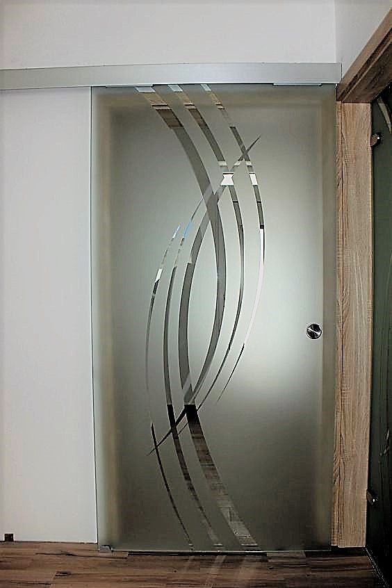 porta in vetro  da interno MP Glass a Roma