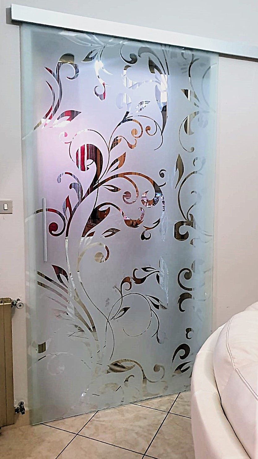 porta in vetro  da interno MP Glass a Roma