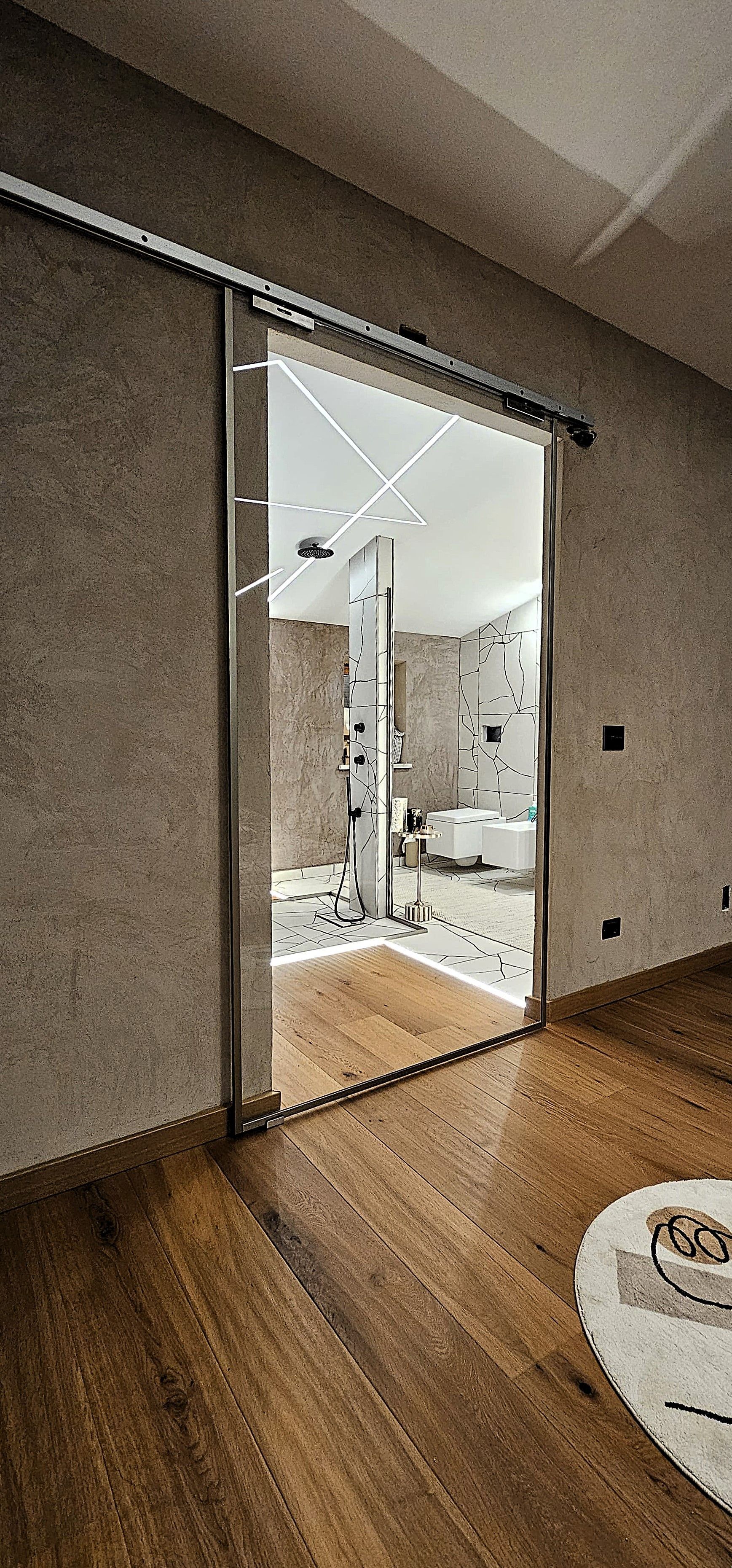 porta in vetro da interno a Roma