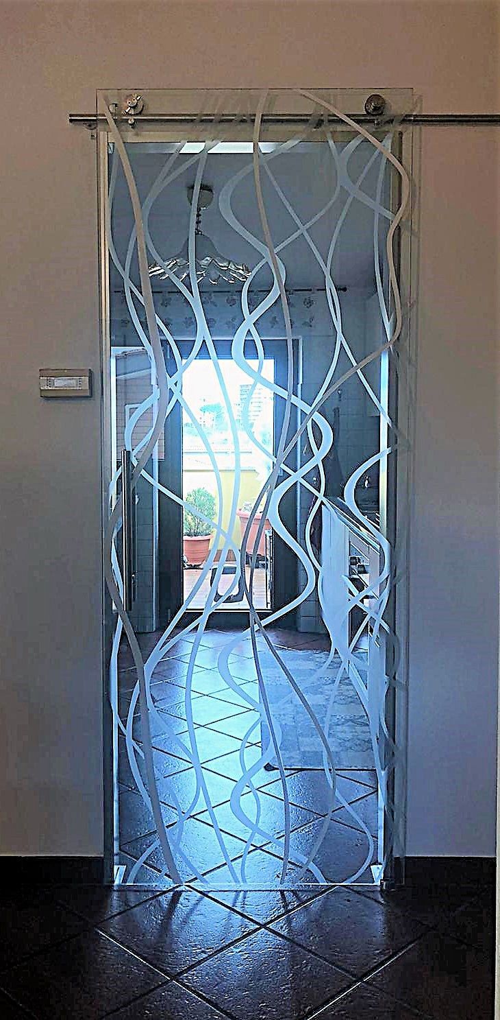 porta in vetro da interno a Roma