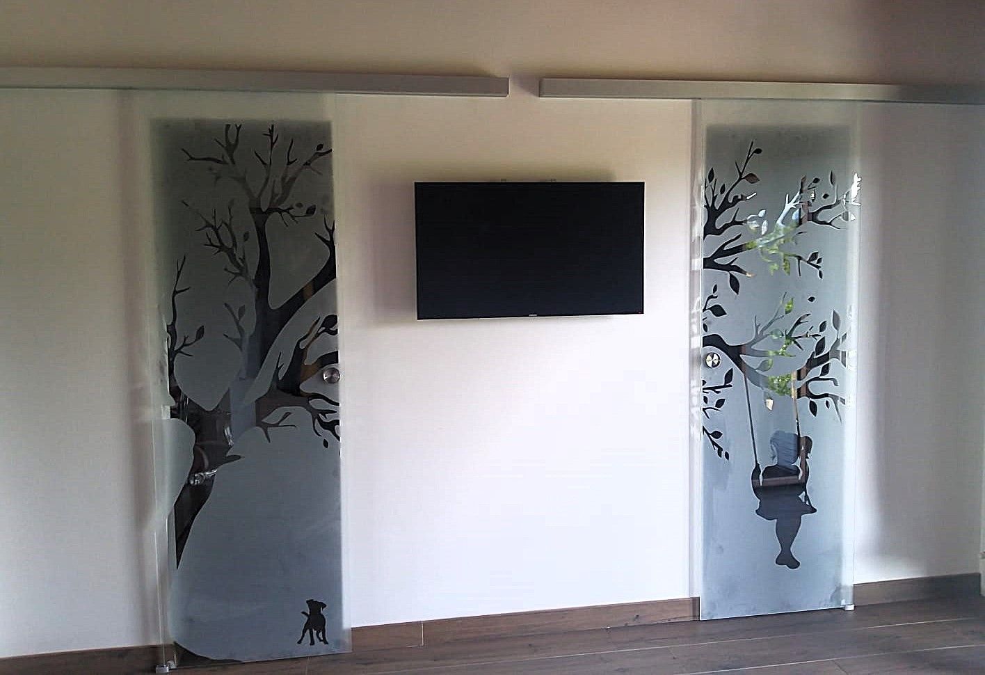 porta in vetro da interno a Roma