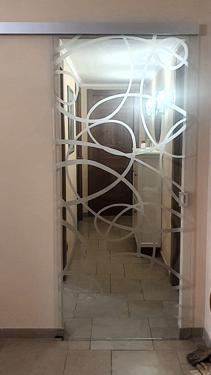 porta in vetro da interno a Roma