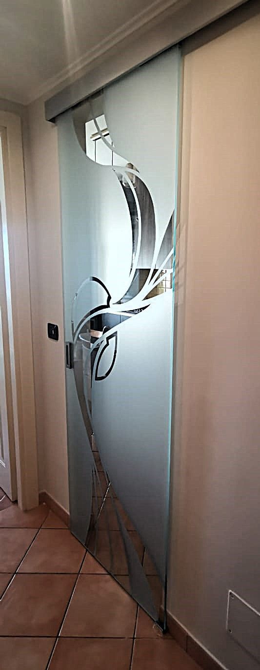 porta in vetro da interno a Roma