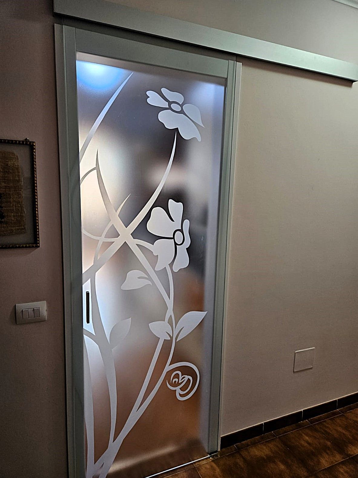 porta in vetro da interno a Roma