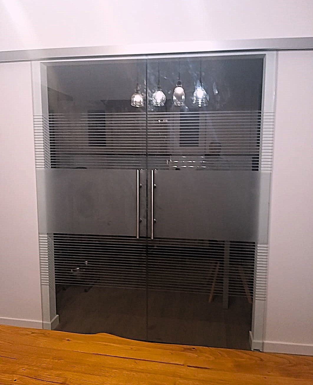 porta in vetro da interno a Roma