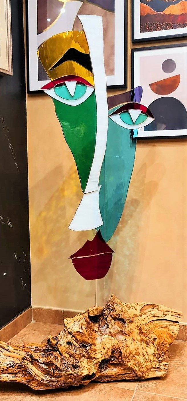 decorazione su vetro a Roma