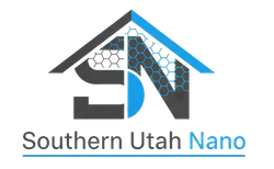 Logo: house shape with "SN", honeycomb pattern, "Southern Utah Nano" text.