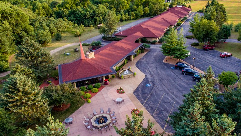Aerial View of Spring Valley Inn