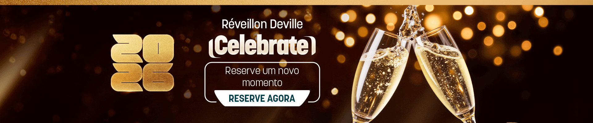 Banner Reveillon Celebrate Deville 2026