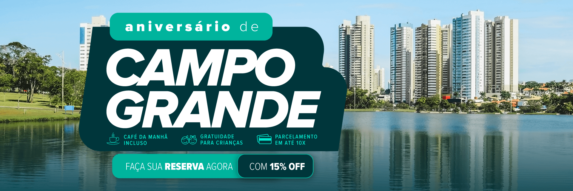 Banner Aniversário de Campo Grande