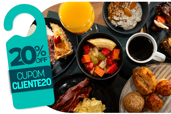 20% off com o cupom CLIENTE20