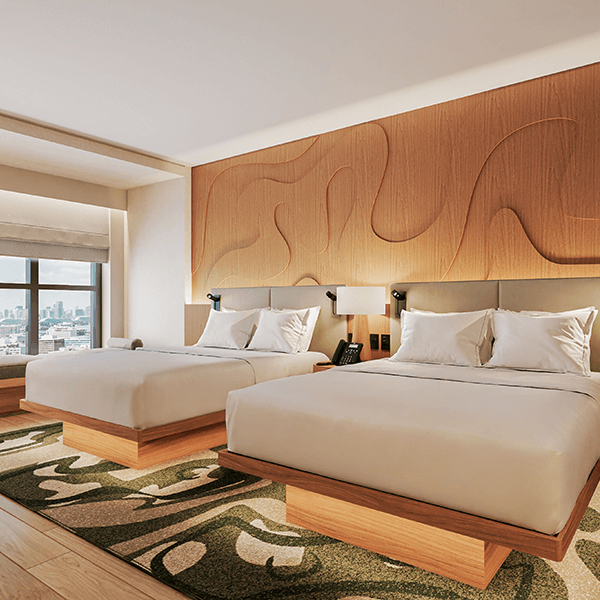 Luxo 1 cama de casal