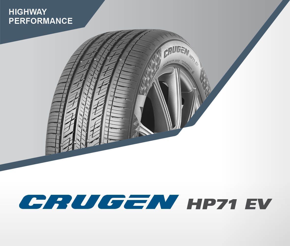 The new HP71 SUV pattern is also now available for EV SUV & Crossover vehicles. With upgraded construction, reduced weight and improved rolling resistance the HP71 EV will give your EV a quiet and comfortable ride with All-season performance.