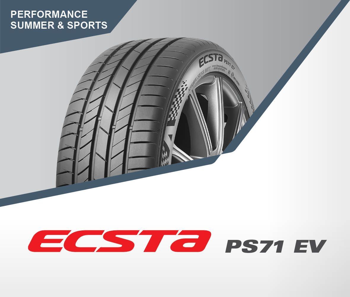 The popular PS71 performance pattern is also now available for EV vehicles. With upgraded construction, reduced weight and improved rolling resistance the PS71 EV will give your EV a pleasurable driving experience.