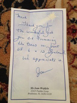 Testimonial - Carney Tree Service, LLC - Wyckoff, NJ