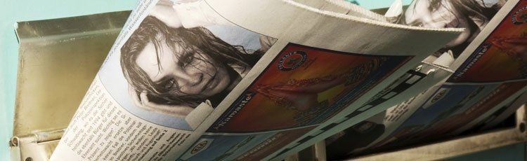 foto stampate su un giornale