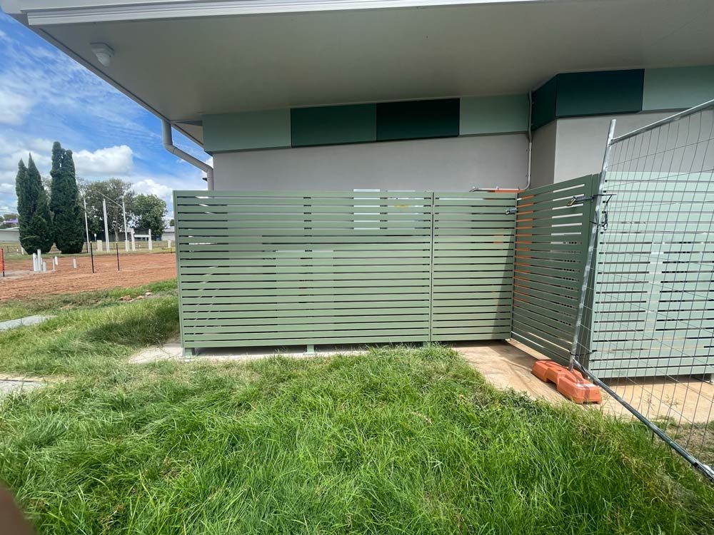 Back Of The With New Fence Installed — Wright's Welding Operations In Ryan, QLD