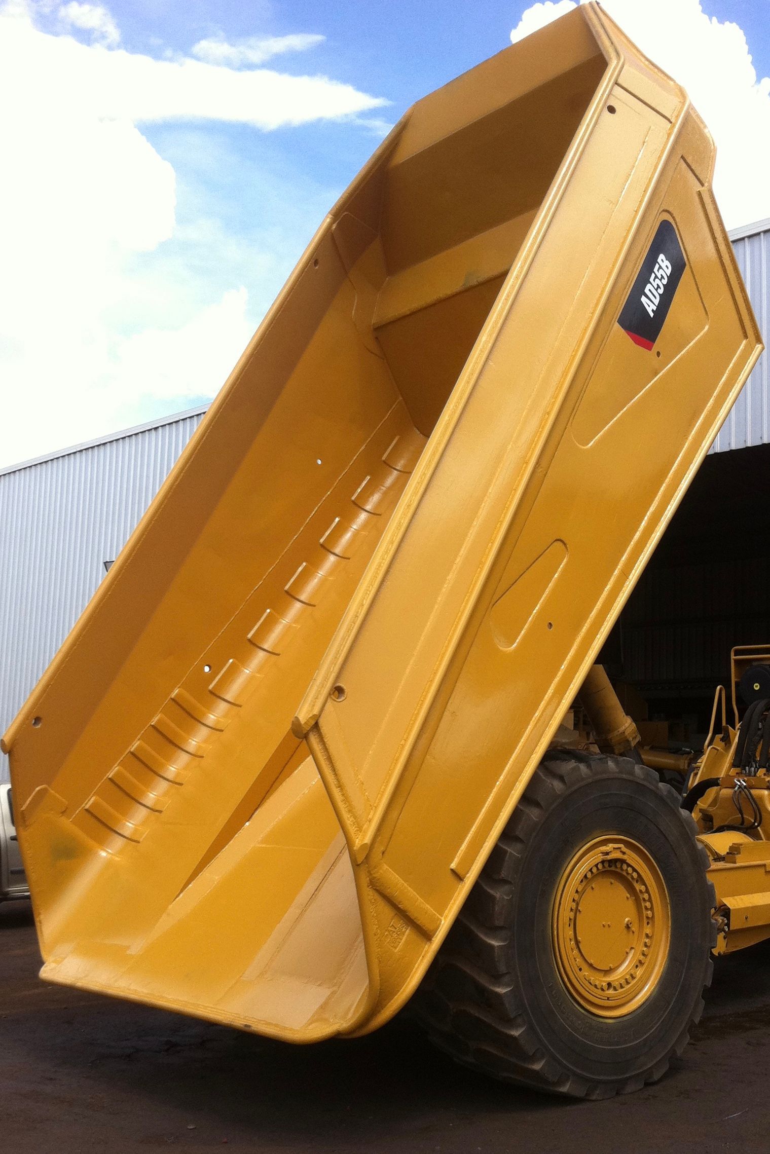 Back Of The Red Pick Up With Trailer — Wright's Welding Operations In Boulia, QLD