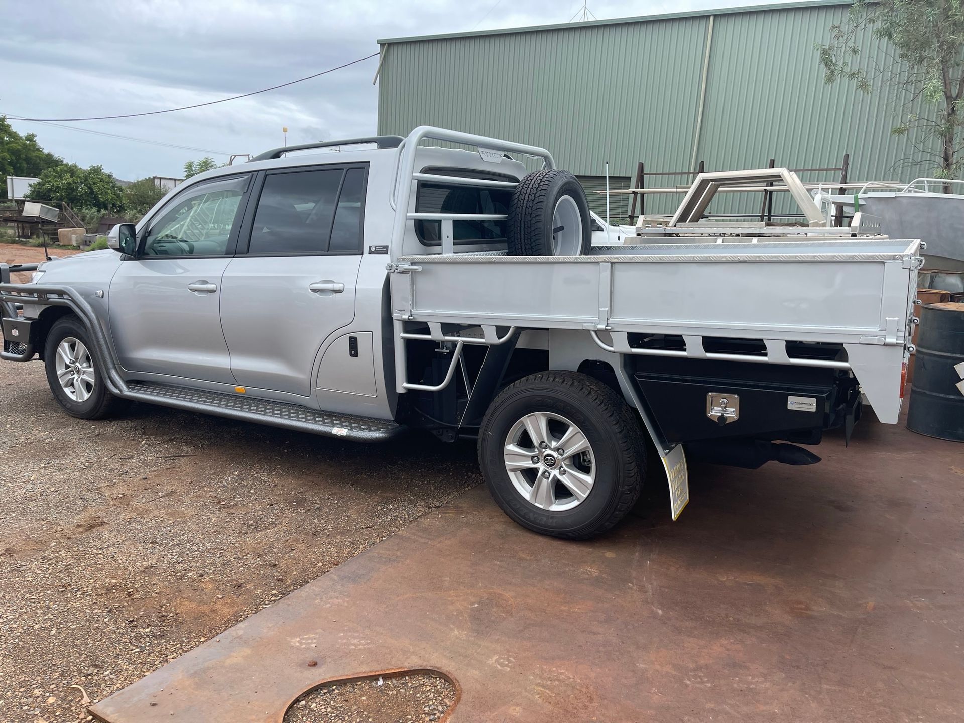 Newly Painted Pick Up Truck — Wright's Welding Operations In Ryan, QLD