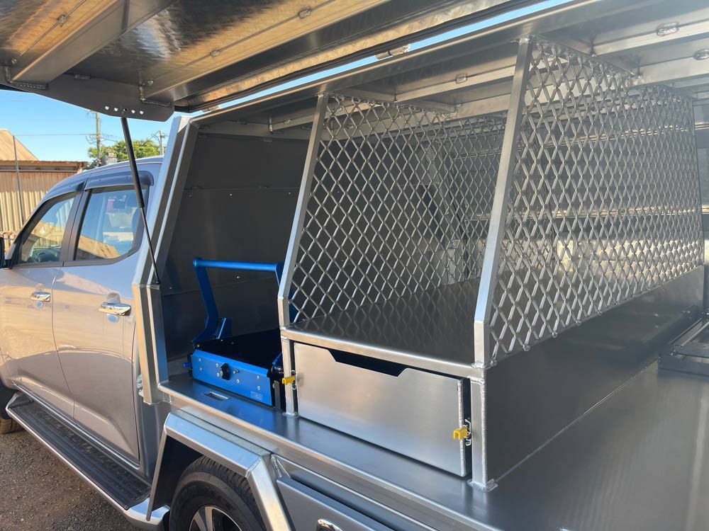 Mines Explosive Box Trays — Wright's Welding Operations In Ryan, QLD