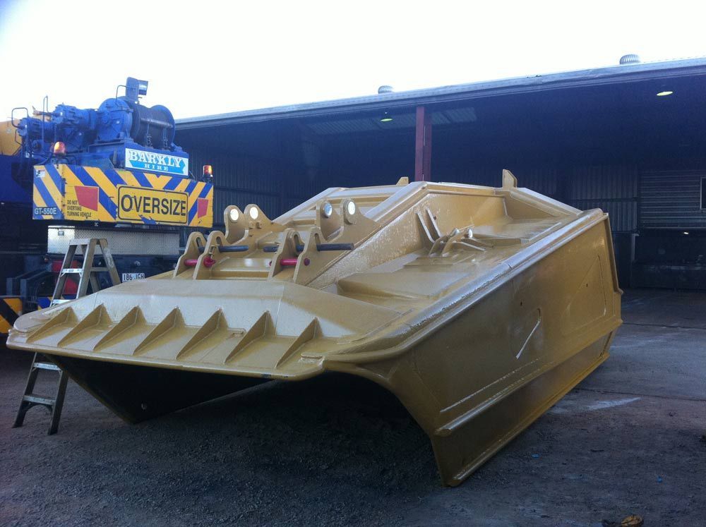 New Finish Repair The Equipment Heavy Earthmoving — Wright's Welding Operations In Ryan QLD