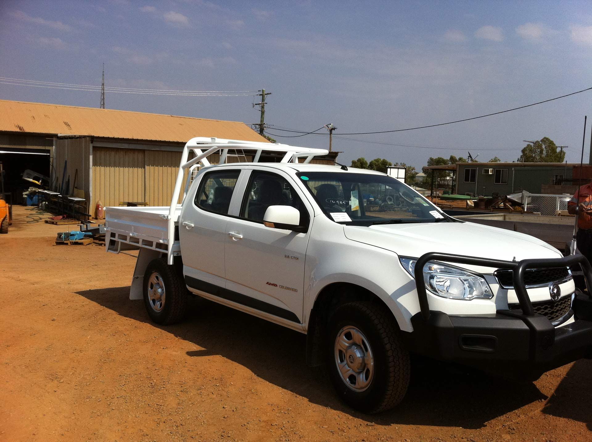 Pink Color Heavy Bucket — Wright's Welding Operations In Ryan, QLD