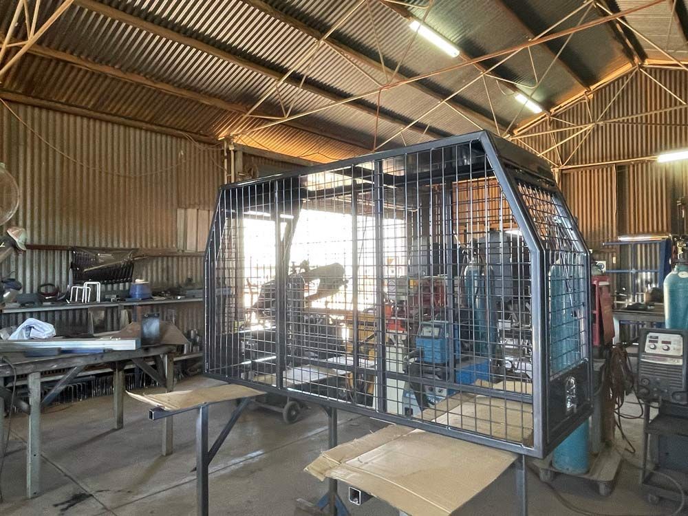 UTE Canopy Dog Box — Wright's Welding Operations In Ryan, QLD