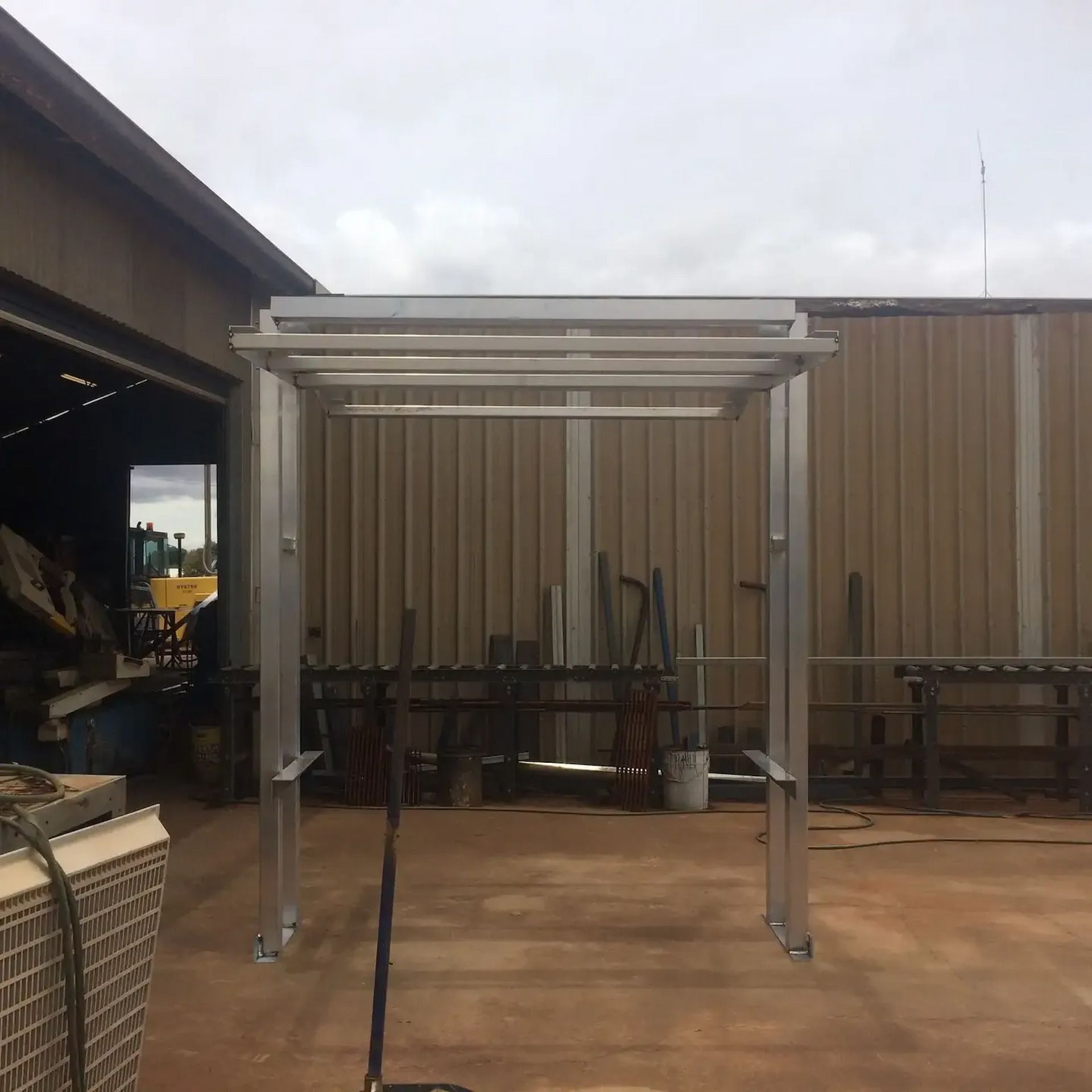 Orange Bucket Repair — Wright's Welding Operations In Mount Isa, QLD