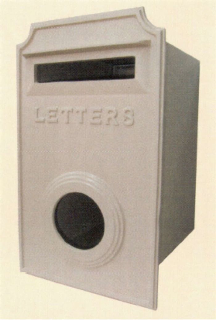 Grey letterbox — Gates Darwin in Pinelands, NT