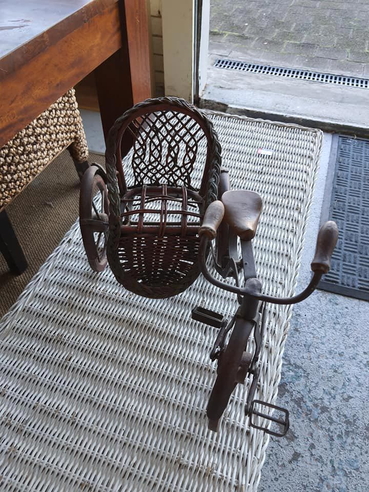 Bike with Side Cart Miniature — Cliffy's Cheaper Removals in Taree, NSW