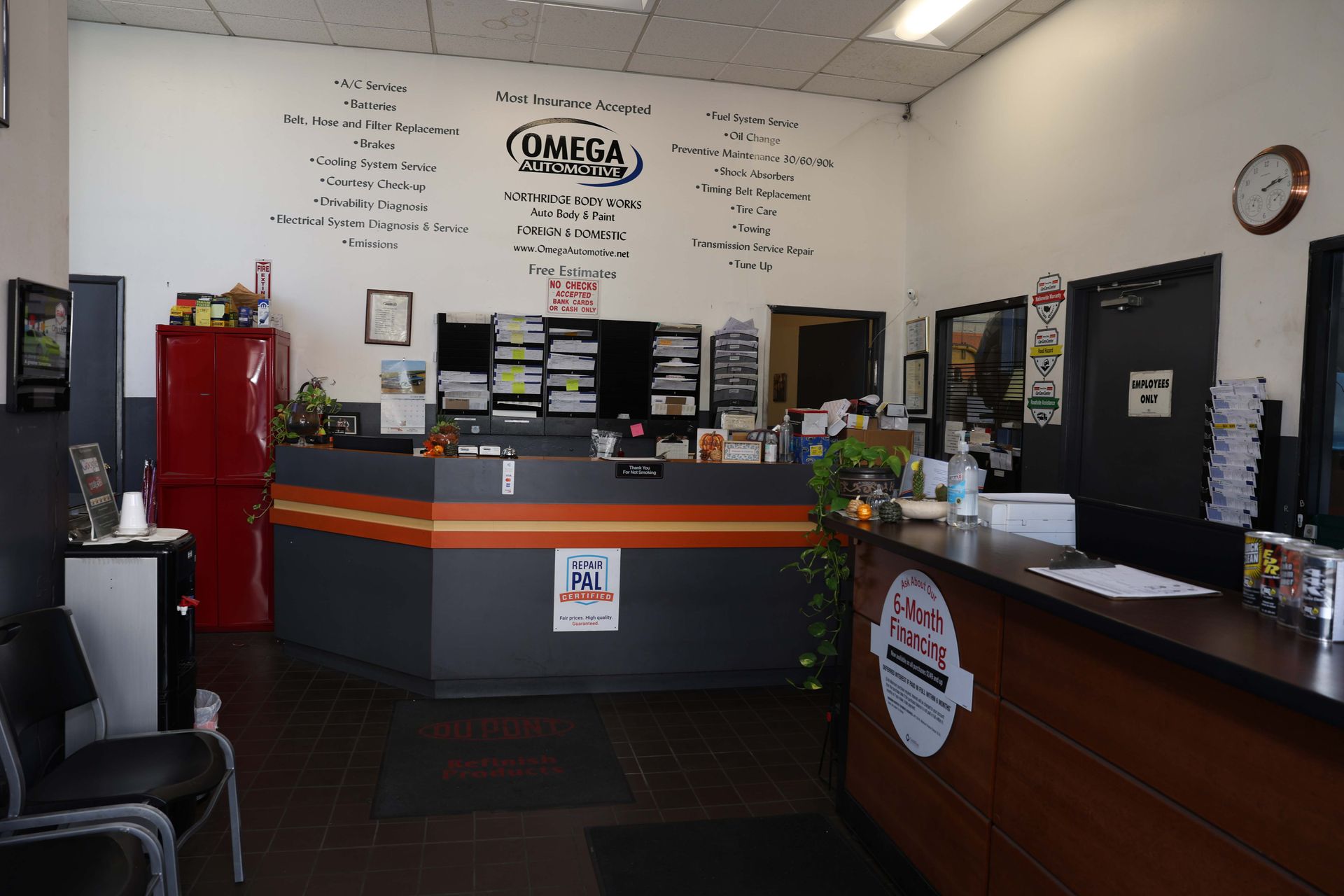 Front Desk | Omega Automotive
