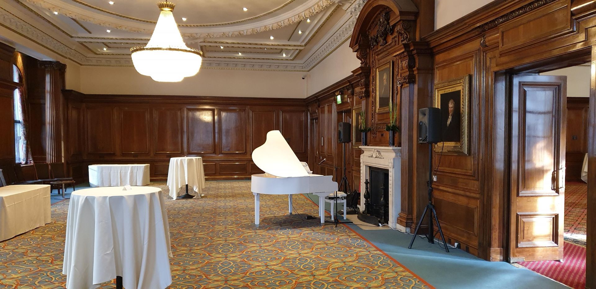 White grand piano shell