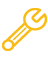 Yellow wrench icon.