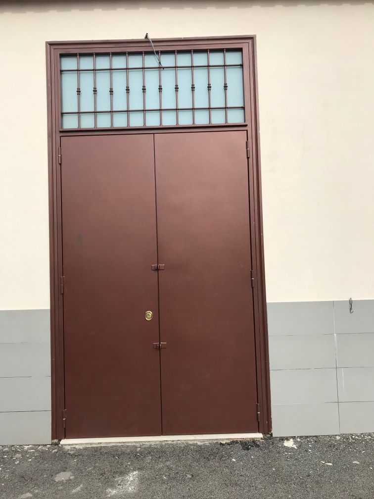 porta in ferro battuto